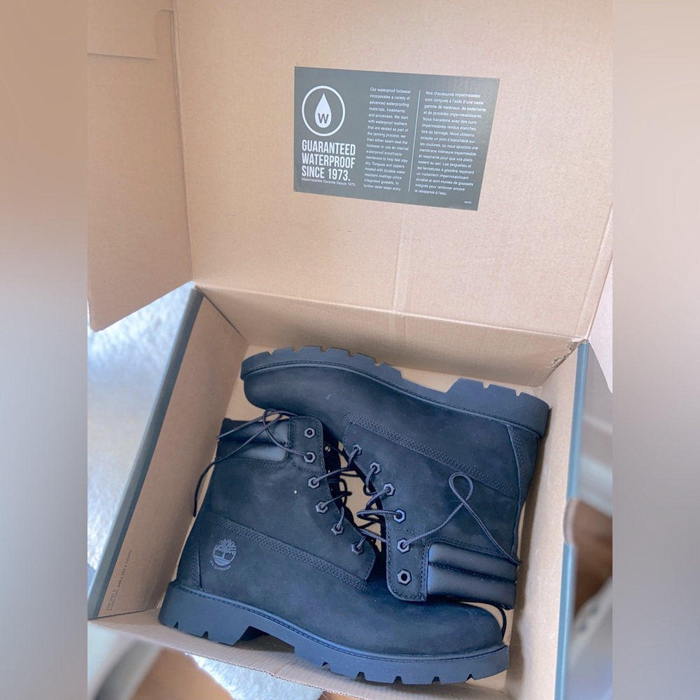 New Black Timberlands